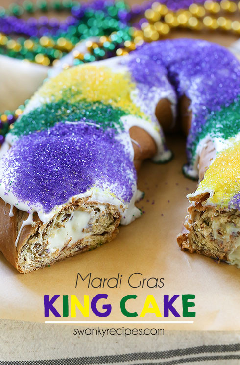 Mardi Gras King Cake Recipe
 Mardi Gras Cream Cheese King Cake Swanky Recipes