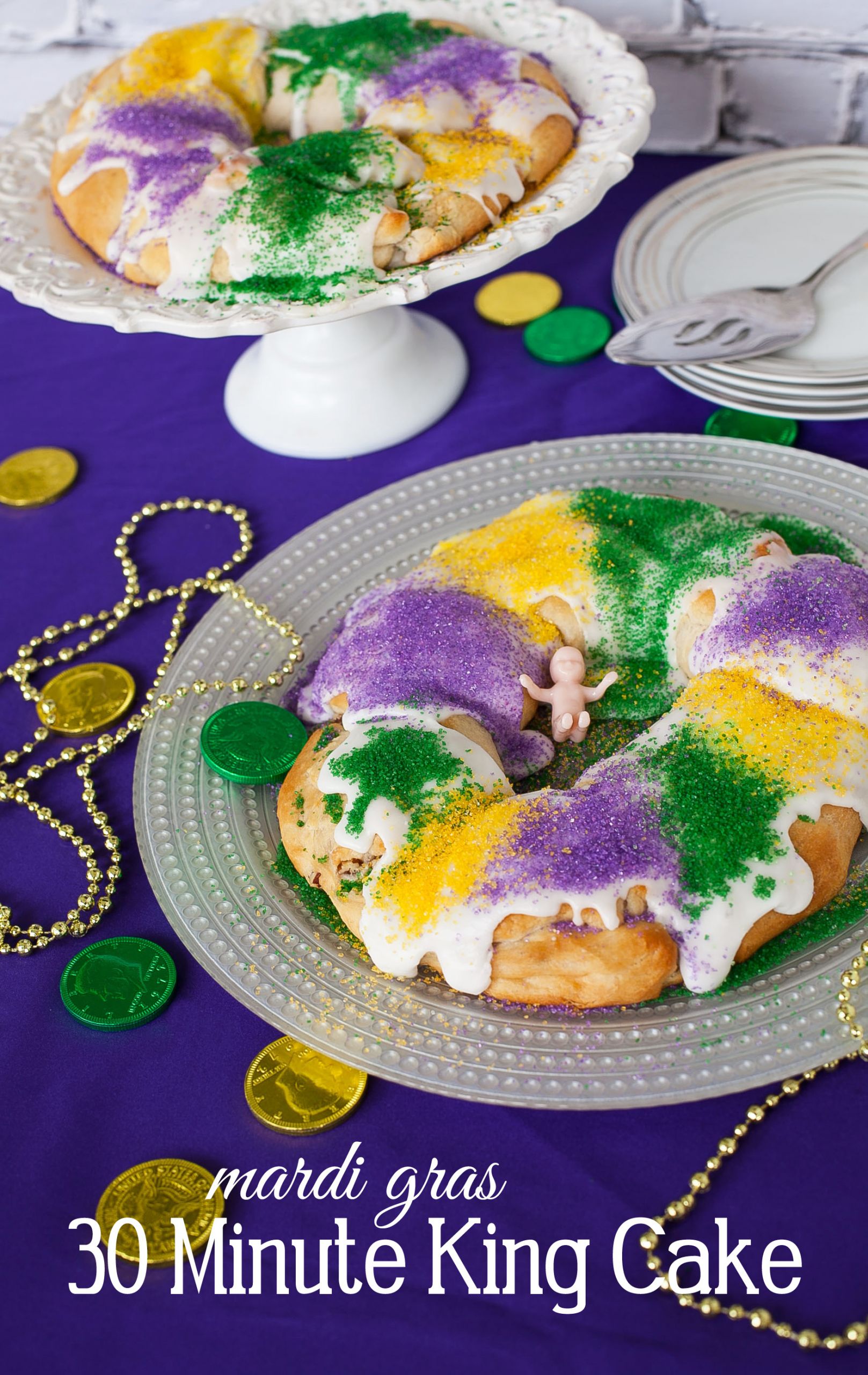 Mardi Gras King Cake Recipe
 Easy 30 Minute King Cake Recipe for Mardi Gras Frog
