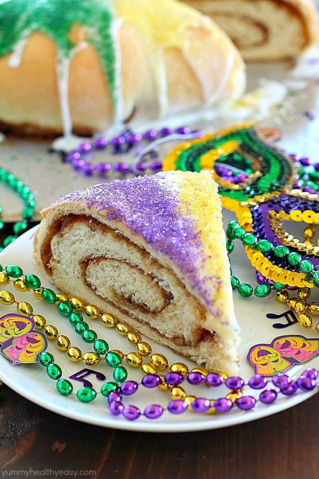 Mardi Gras King Cake Recipe
 Mardi Gras King Cake Yummy Healthy Easy