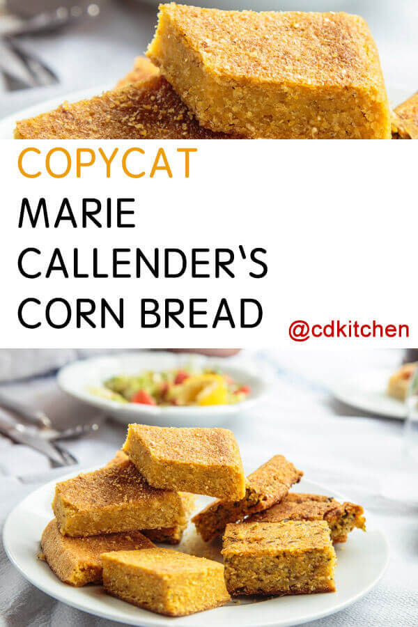 Marie Callendars Corn Bread
 Marie Callender s Corn Bread Recipe