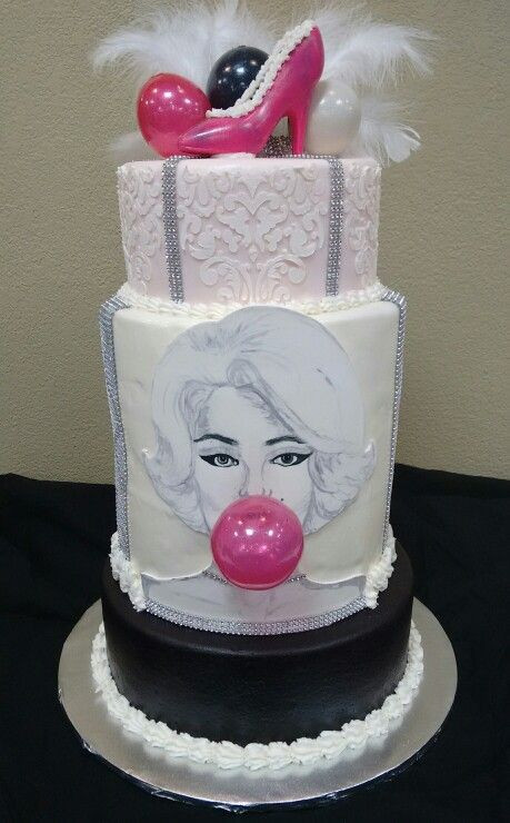 Marilyn Monroe Birthday Cake
 1003 best images about Cake Cakes for Her on Pinterest