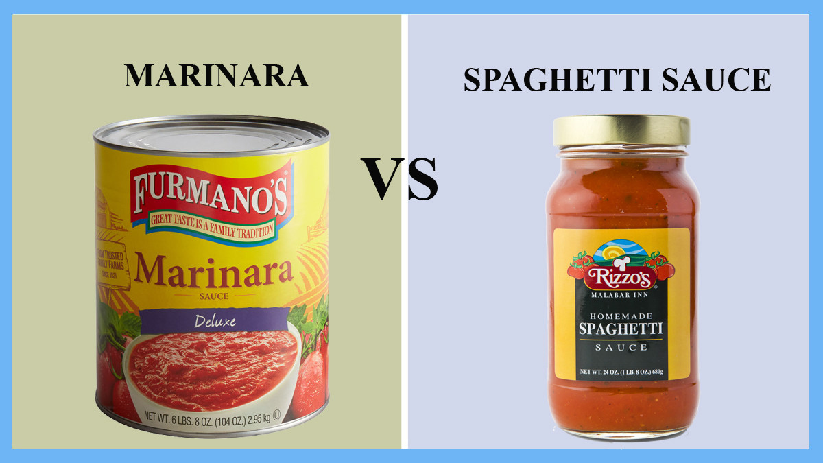 Marinara Vs Tomato Sauce
 Marinara vs Spaghetti Sauce