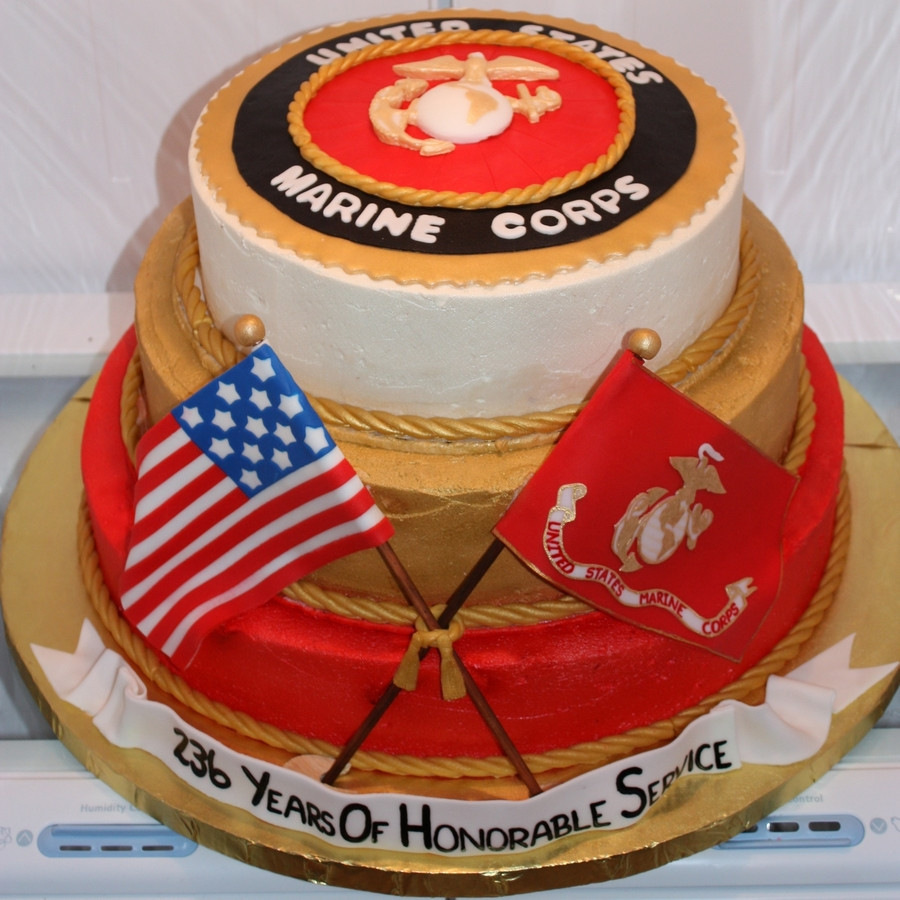 Marine Corps Birthday Cake
 Mcia 2011 Marine Corps Ball Cake CakeCentral