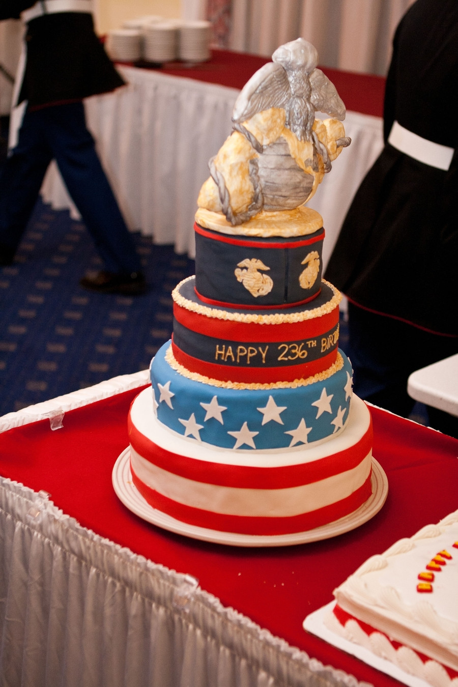 Marine Corps Birthday Cake
 Marine Corps Birthday Ball CakeCentral