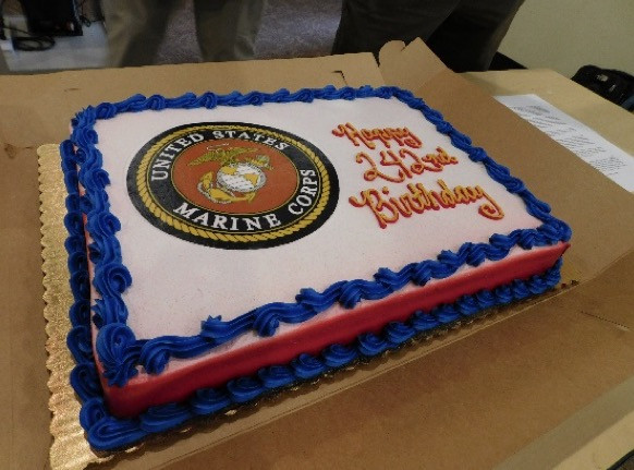 Marine Corps Birthday Cake
 CPP Veterans Celebrate the 242nd U S Marine Corps Birthday