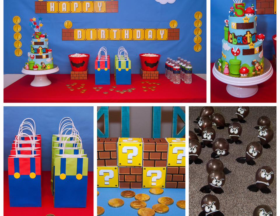 Mario Bros Birthday Party
 Super Mario Birthday "Super Mario Bros 5th Birthday