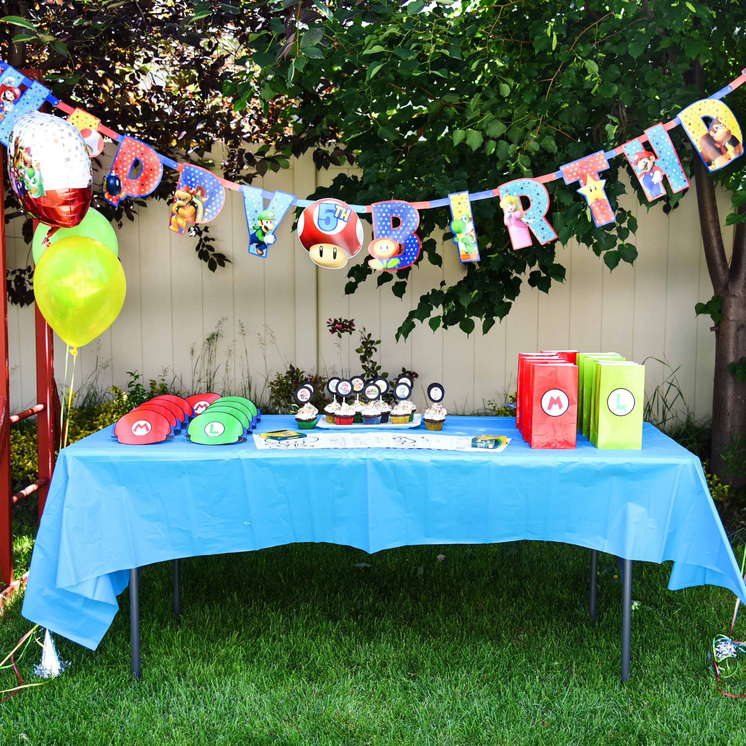 Mario Bros Birthday Party
 Super Mario Bros Birthday Party with Free Printables