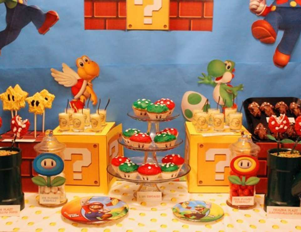 Mario Bros Birthday Party
 MARIO BROS Birthday "Mario Bros Birthday Party "