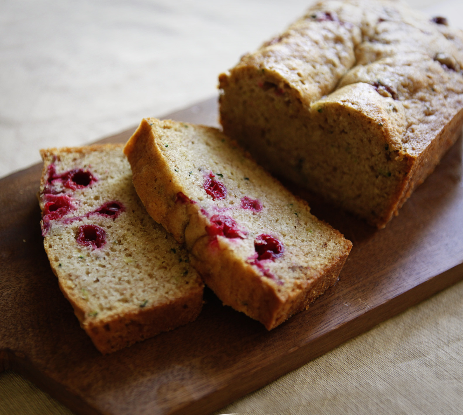 Martha Stewart Zucchini Bread
 Confessions of a Bake aholic Zucchini Cranberry Bread