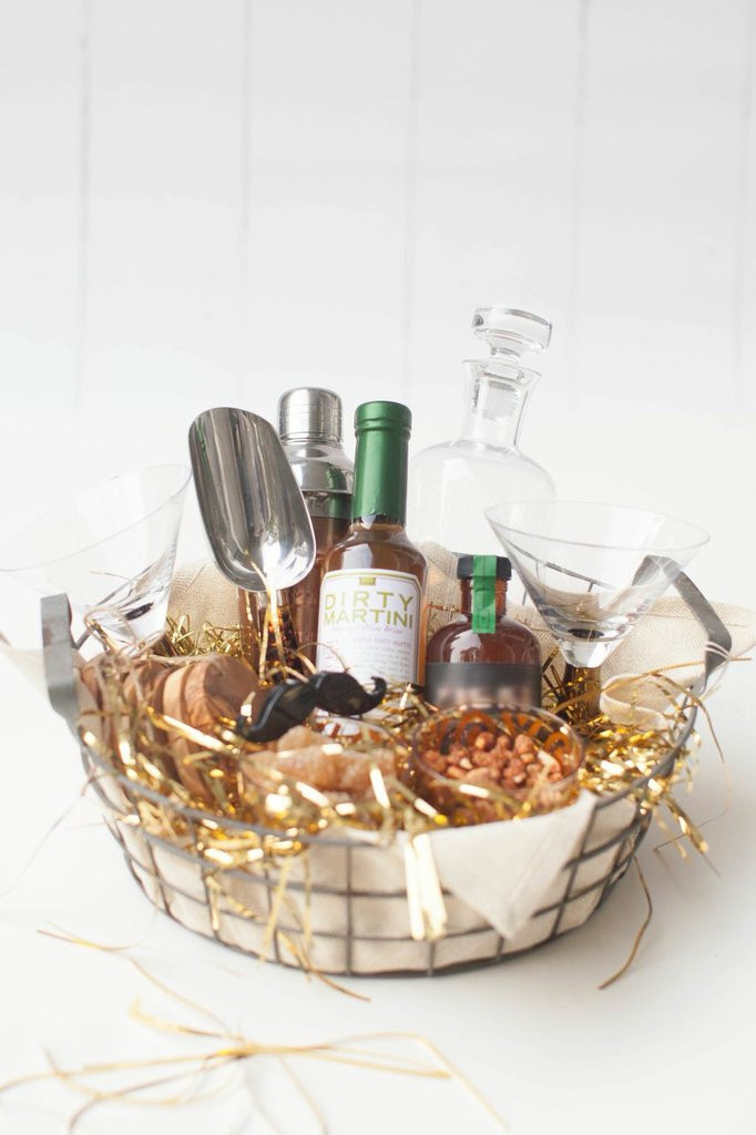 Martini Gift Basket Ideas
 50 DIY Gift Baskets To Inspire All Kinds of Gifts