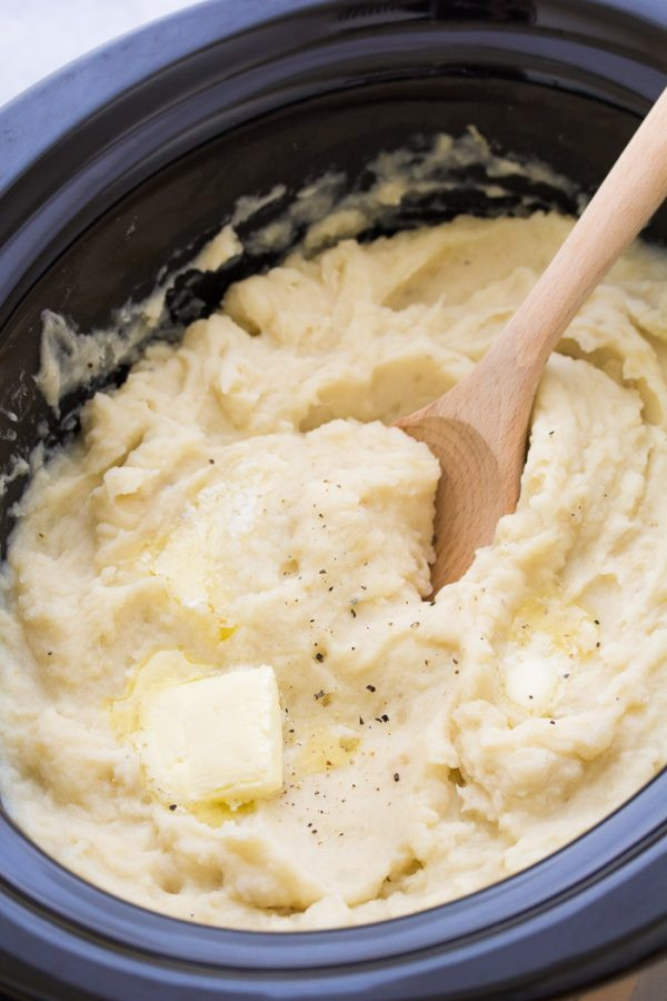 Mashed Potatoes In Crockpot Make Ahead
 Crock Pot Mashed Potatoes No Boil