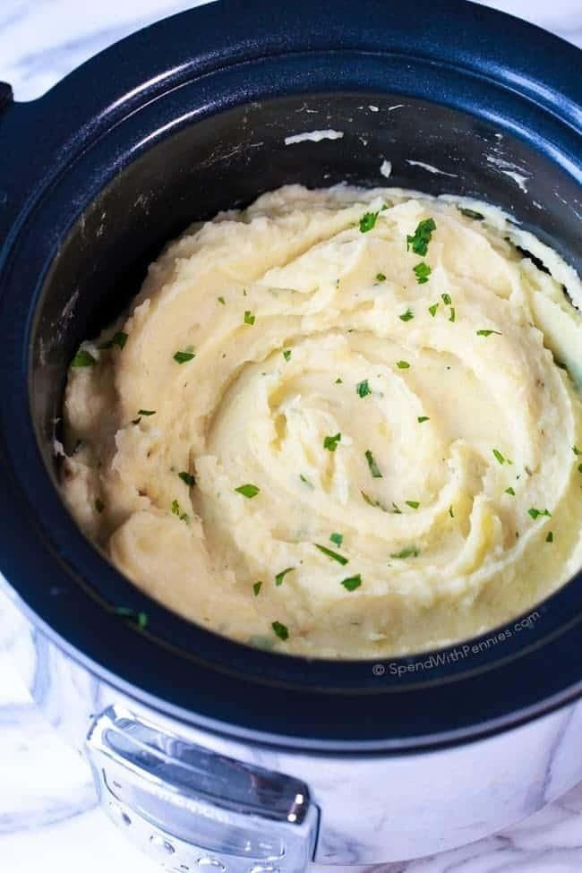 Mashed Potatoes In Crockpot Make Ahead
 Crock Pot Thanksgiving Sides That Basically Make