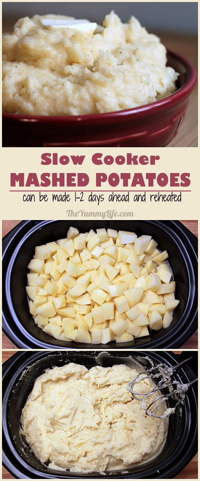 Mashed Potatoes In Crockpot Make Ahead
 Best 20 Make Ahead Crockpot Mashed Potatoes Best Round