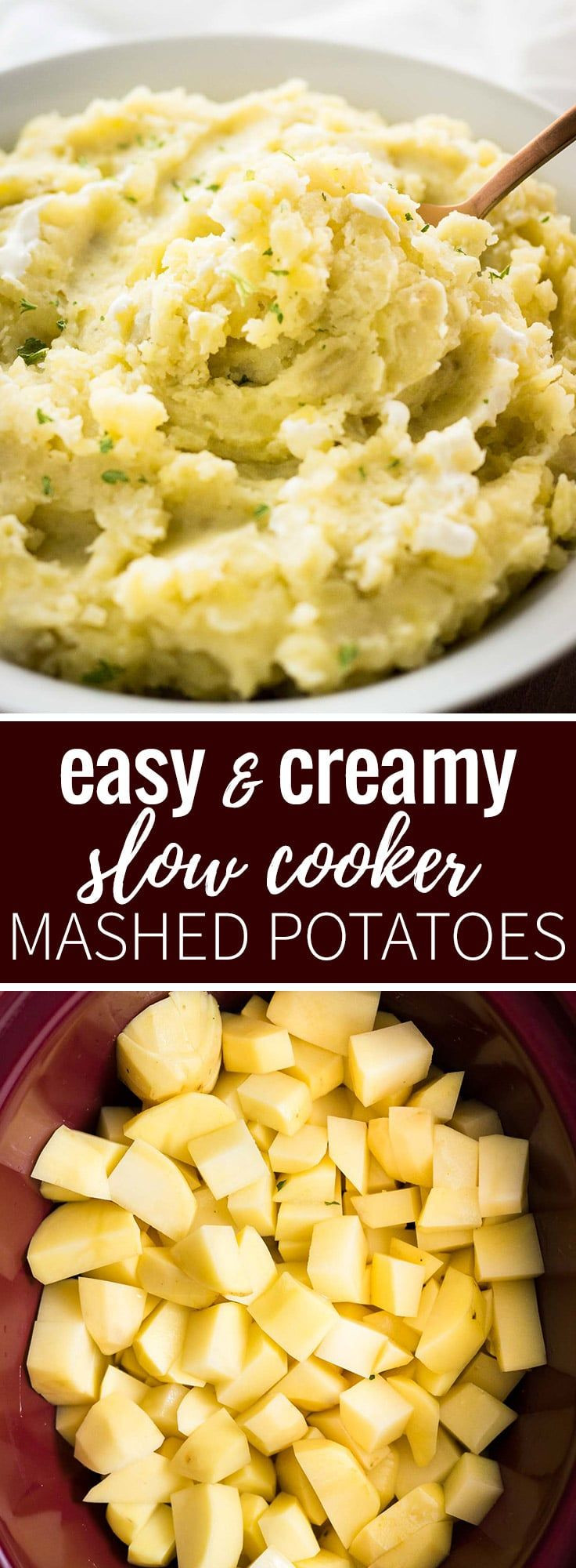 Mashed Potatoes In Crockpot Make Ahead
 This Creamy Crock Pot Mashed Potatoes Recipe is SO easy
