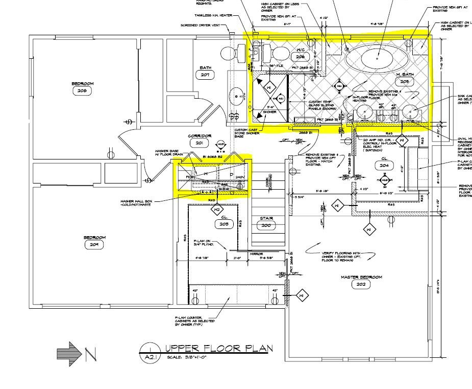 Master Bathroom Floor Plan
 Build a laundry room