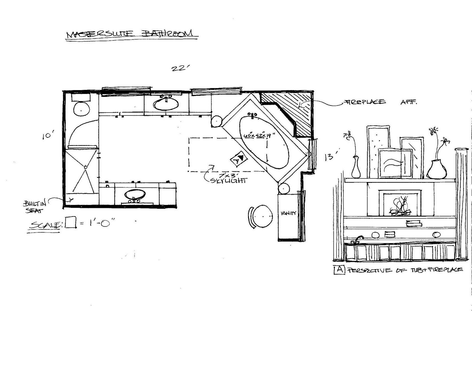 Master Bathroom Floor Plan
 Awesome Master Bathroom Floor Plan Home