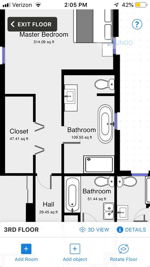 Master Bathroom Size
 Minimum master bathroom size