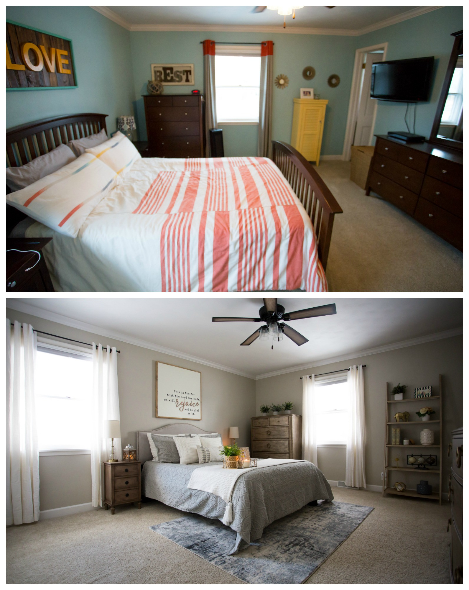 Master Bedroom Makeover
 Master Bedroom Makeover Before & After Living in Yellow