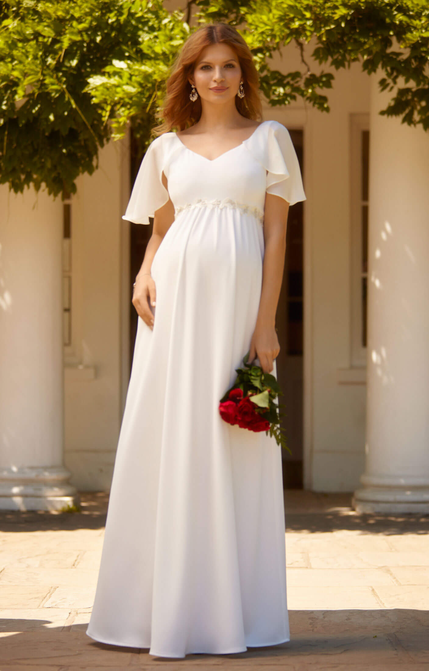 Maternity Wedding Dresses
 Everly Maternity Wedding Gown Ivory Maternity Wedding