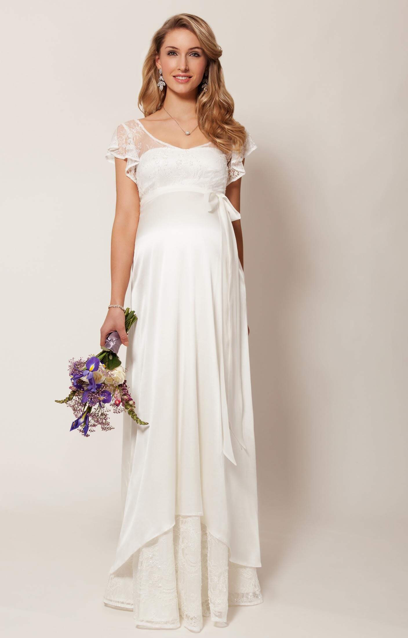 Maternity Wedding Dresses
 Juliette Maternity Wedding Gown Ivory Maternity