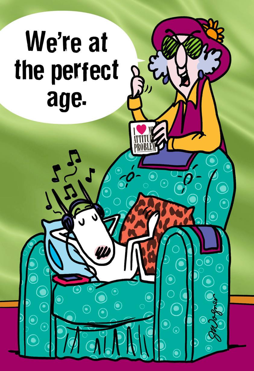 Maxine Birthday Wishes
 Maxine™ The Perfect Age Funny Birthday Card Greeting