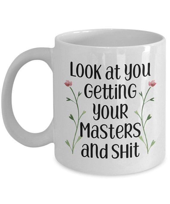 Mba Graduation Gift Ideas For Him
 Masters degree mug graduation ts Mba graduate Msc grad