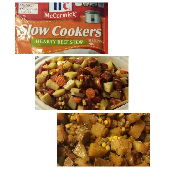 Mccormick Crock Pot Beef Stew
 17 Best images about crockpot freezer meals on Pinterest