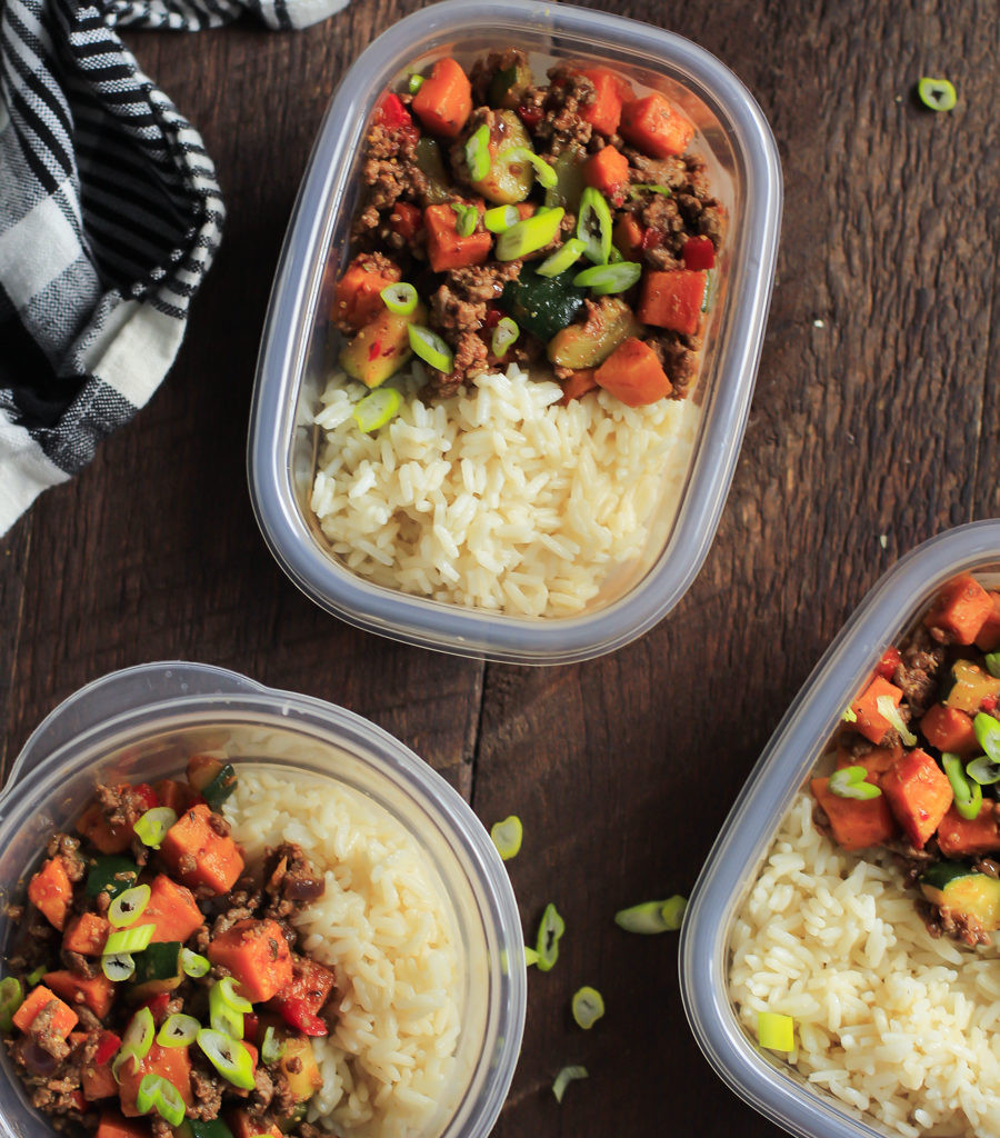 Meal With Ground Beef
 Ground Beef Zucchini Sweet Potato Skillet Meal Prep