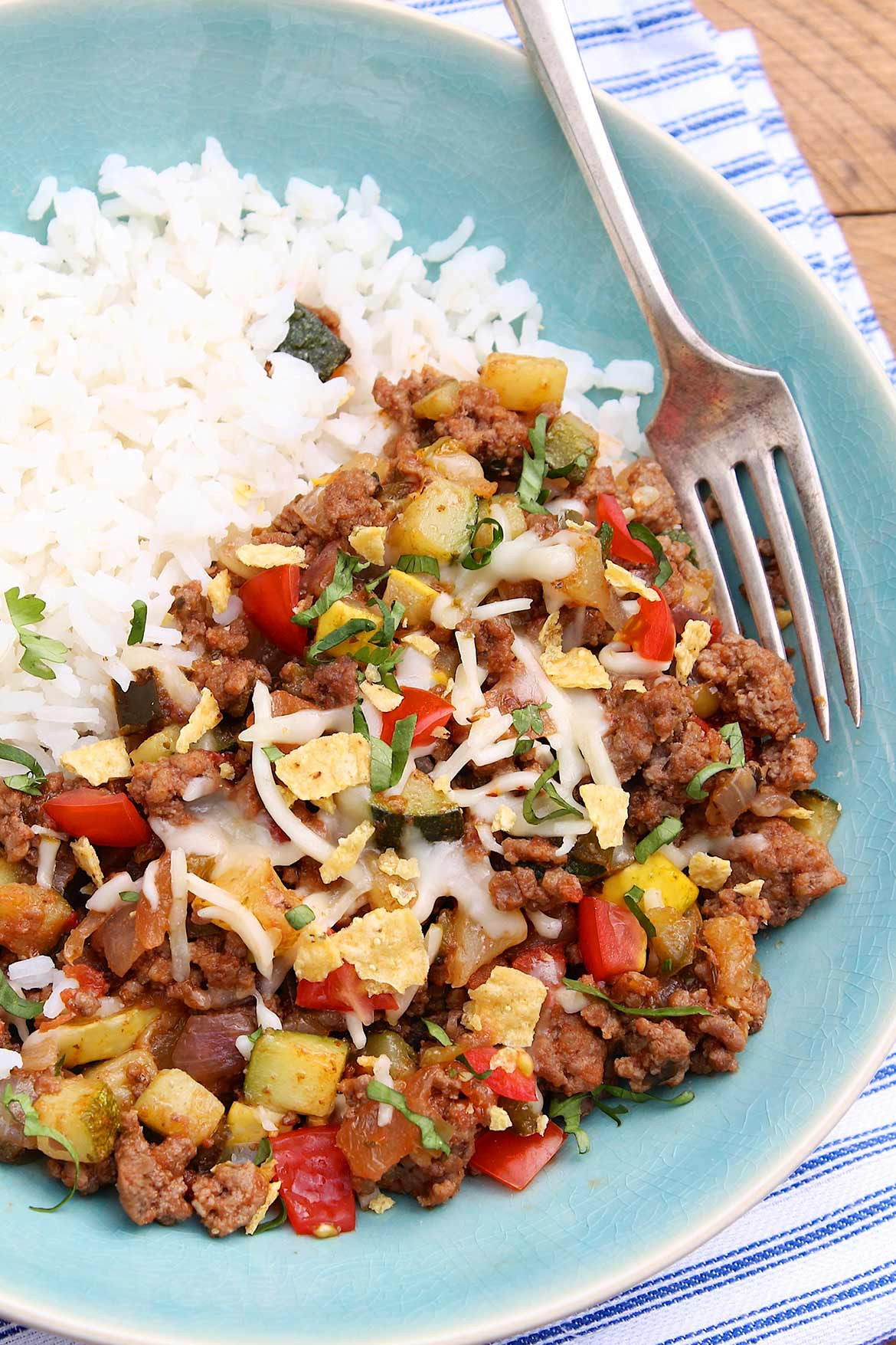 Meal With Ground Beef
 Easy Zucchini & Ground Beef Dinner – The Fountain Avenue