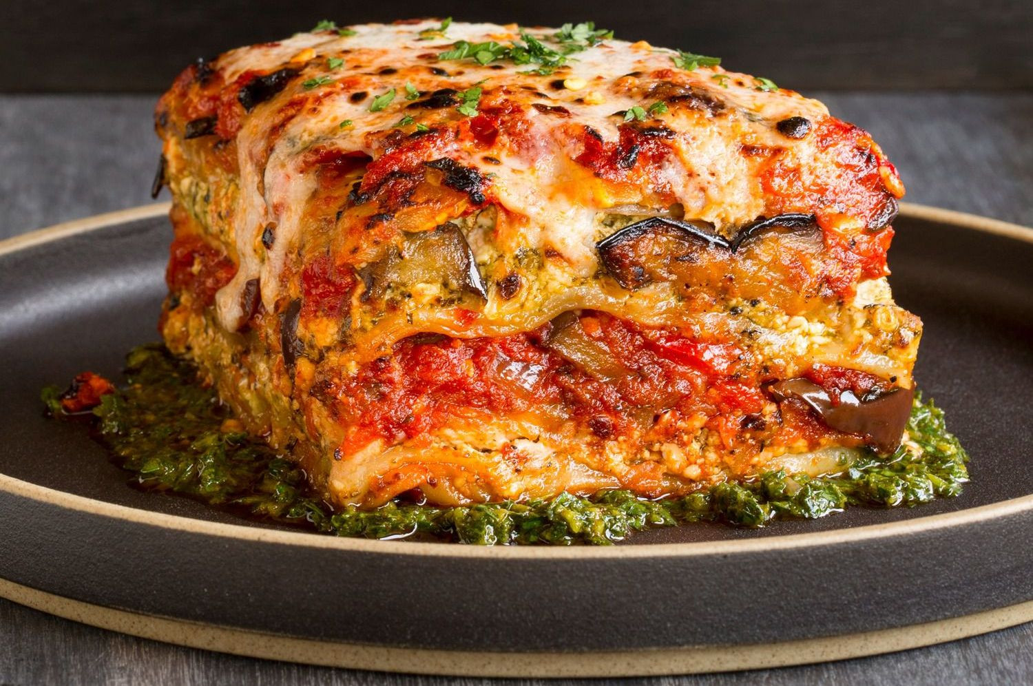 Meat And Vegetable Lasagna
 Vegan Grilled Garden Ve able Lasagna With Puttanesca