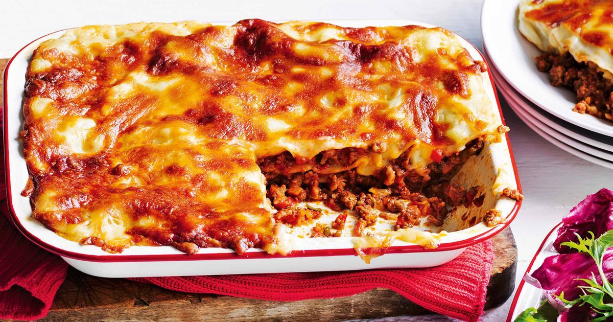 Meat And Vegetable Lasagna
 Beef and ve able lasagne