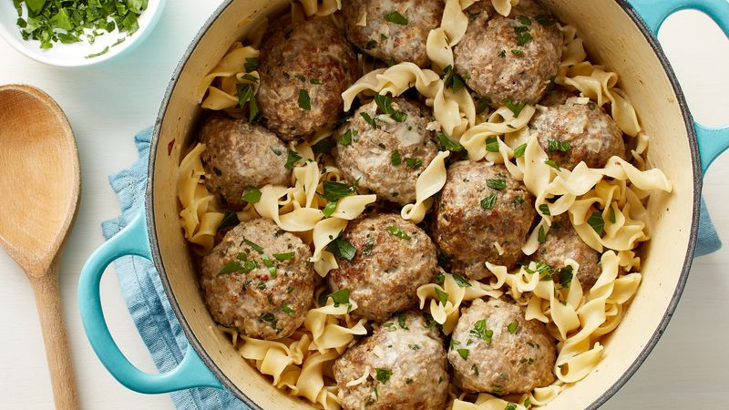 Meatballs With Egg Noodles
 e Pot Swedish Meatballs with Egg Noodles recipe from