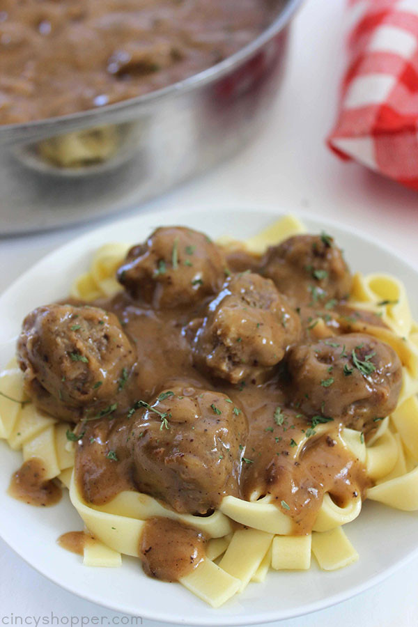 Meatballs With Egg Noodles
 Swedish Meatballs CincyShopper