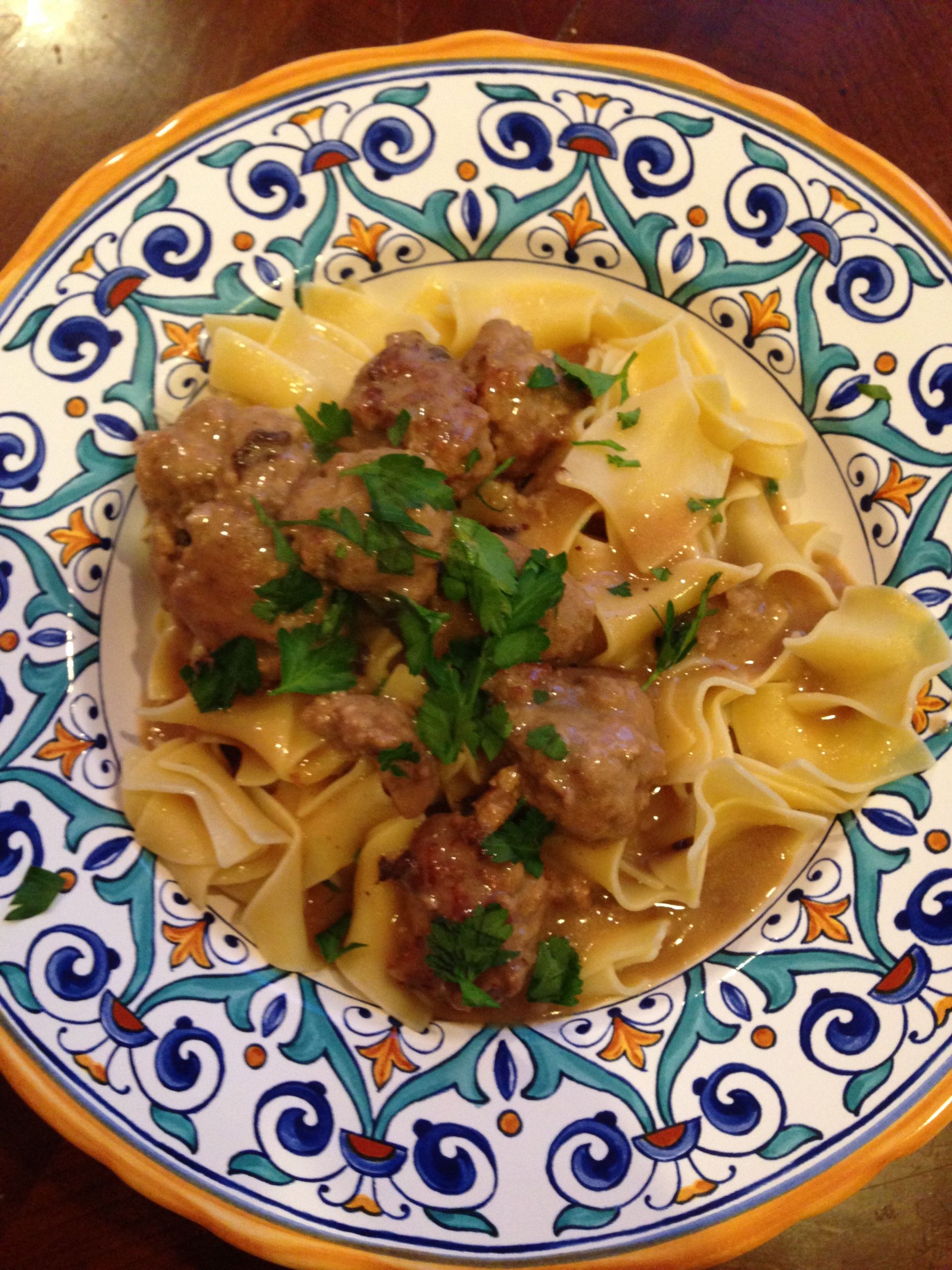 Meatballs With Egg Noodles
 Meatballs 3 Ways Just in Time for the Big Game mom a