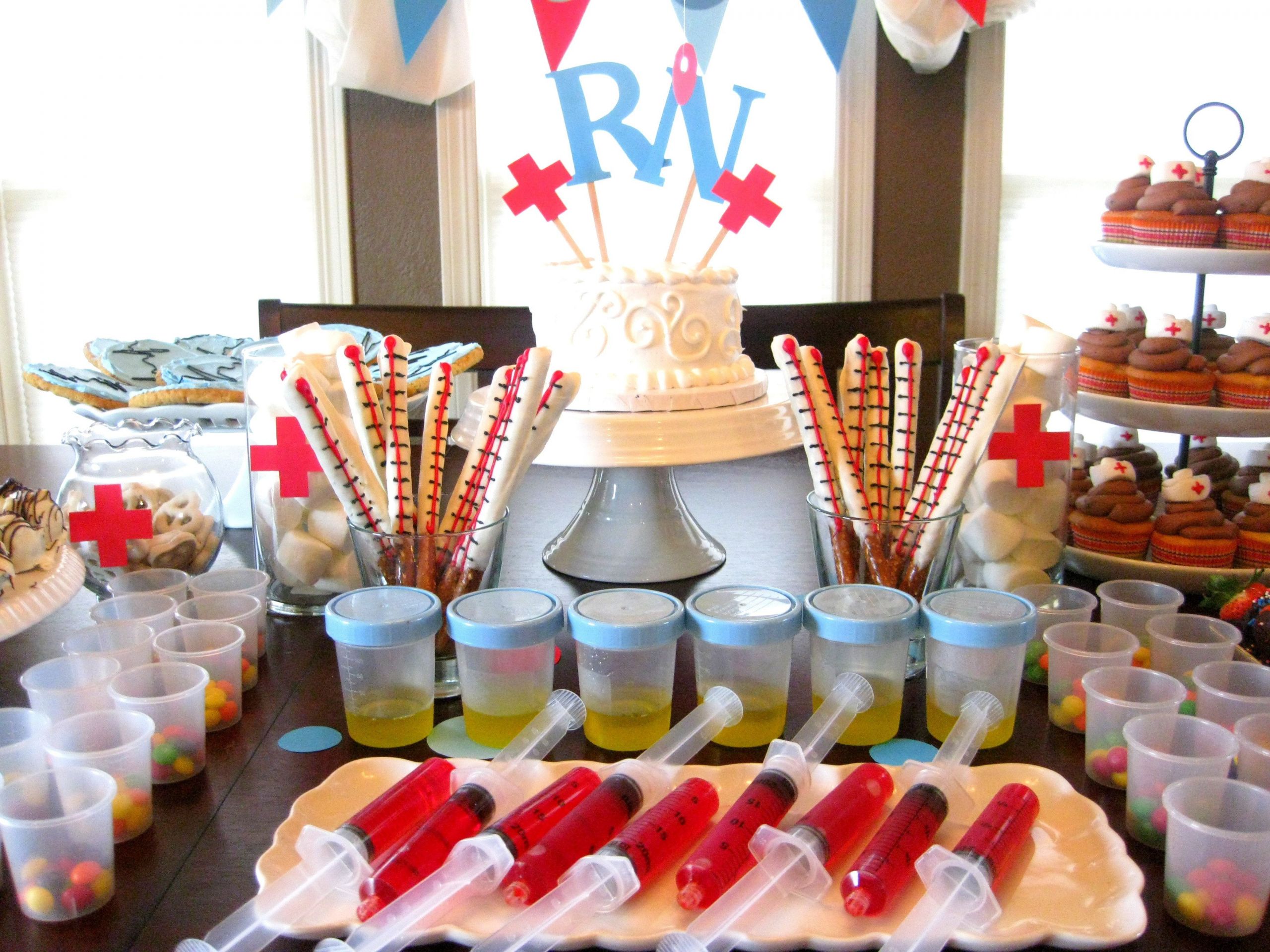 Medical School Graduation Party Ideas
 Soiree Day Nursing School Grad Party Roundup With images