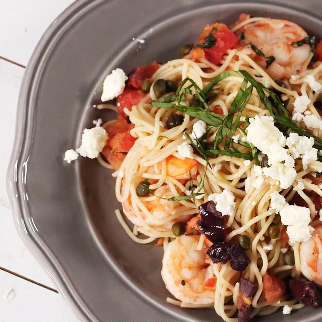 Mediterranean Shrimp Pasta
 How to Make Mediterranean Shrimp and Pasta Food Health