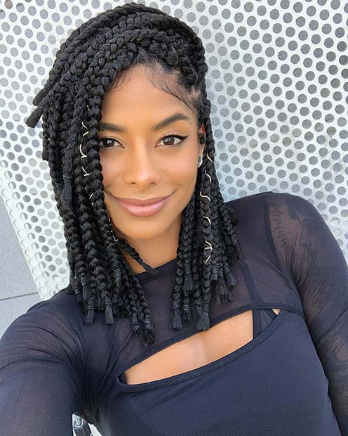 Medium Box Braids Hairstyles
 43 Cute Medium Box Braids You Need to Try