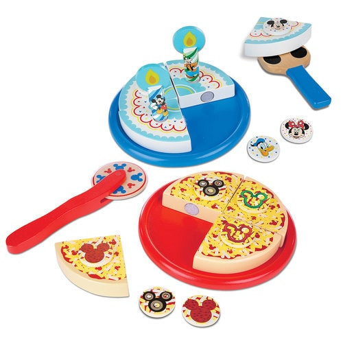 Melissa And Doug Birthday Cake
 Mickey Mouse Clubhouse Wooden Pizza & Birthday Cake Set by