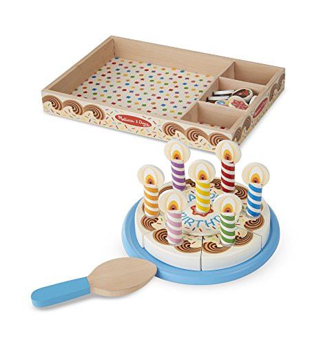 Melissa And Doug Birthday Cake
 Melissa & Doug Birthday Party Cake Wooden Play Food With