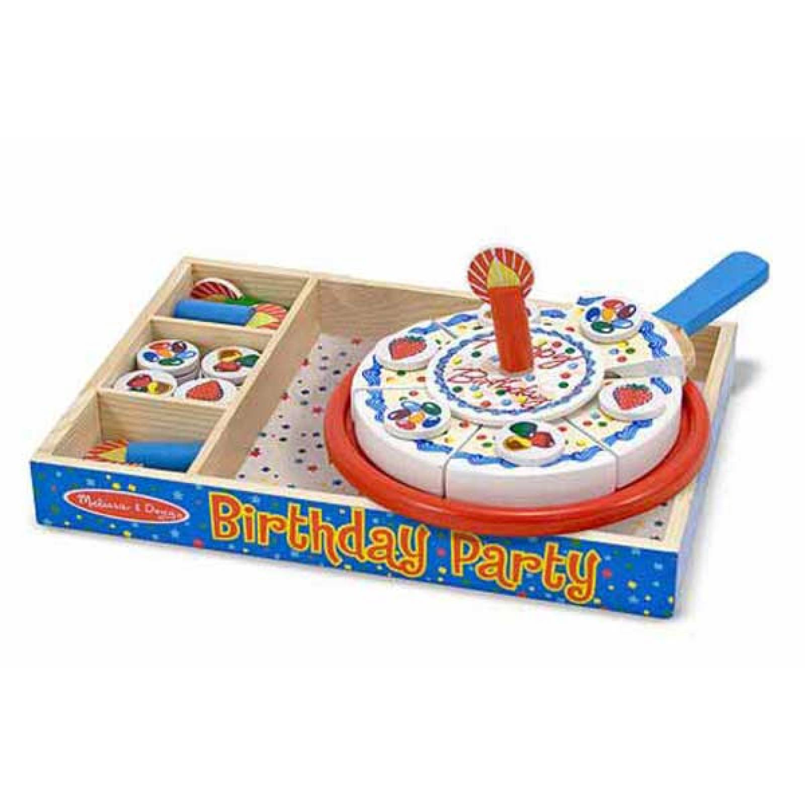 Melissa And Doug Birthday Cake
 Wooden Birthday Cake Play Set 3