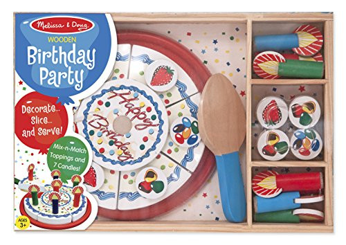 Melissa And Doug Birthday Cake
 Melissa & Doug Birthday Party Cake Wooden Play Food With