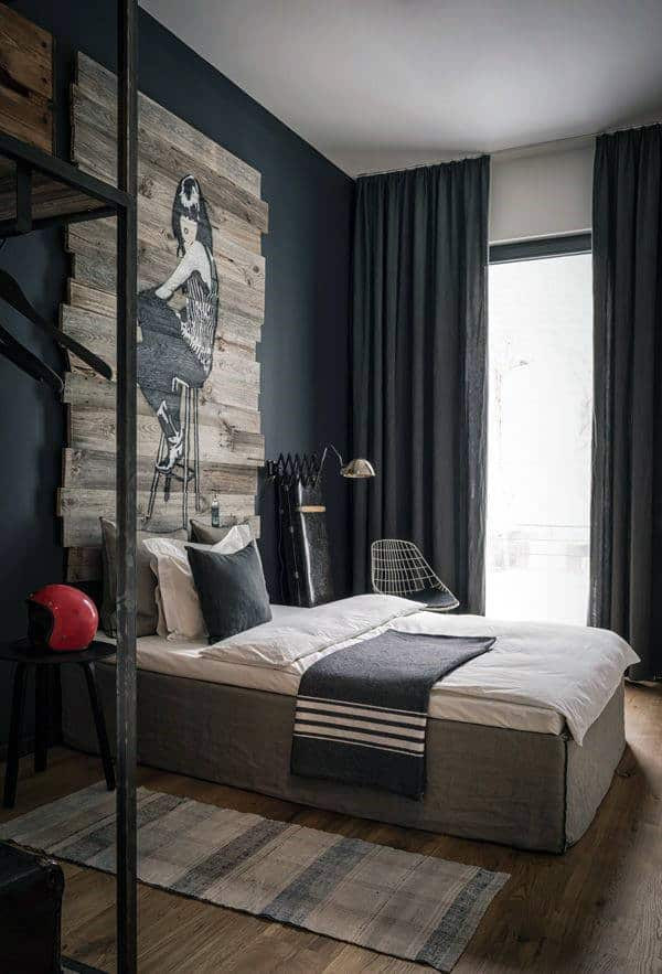 Mens Bedroom Art
 60 Men s Bedroom Ideas Masculine Interior Design Inspiration
