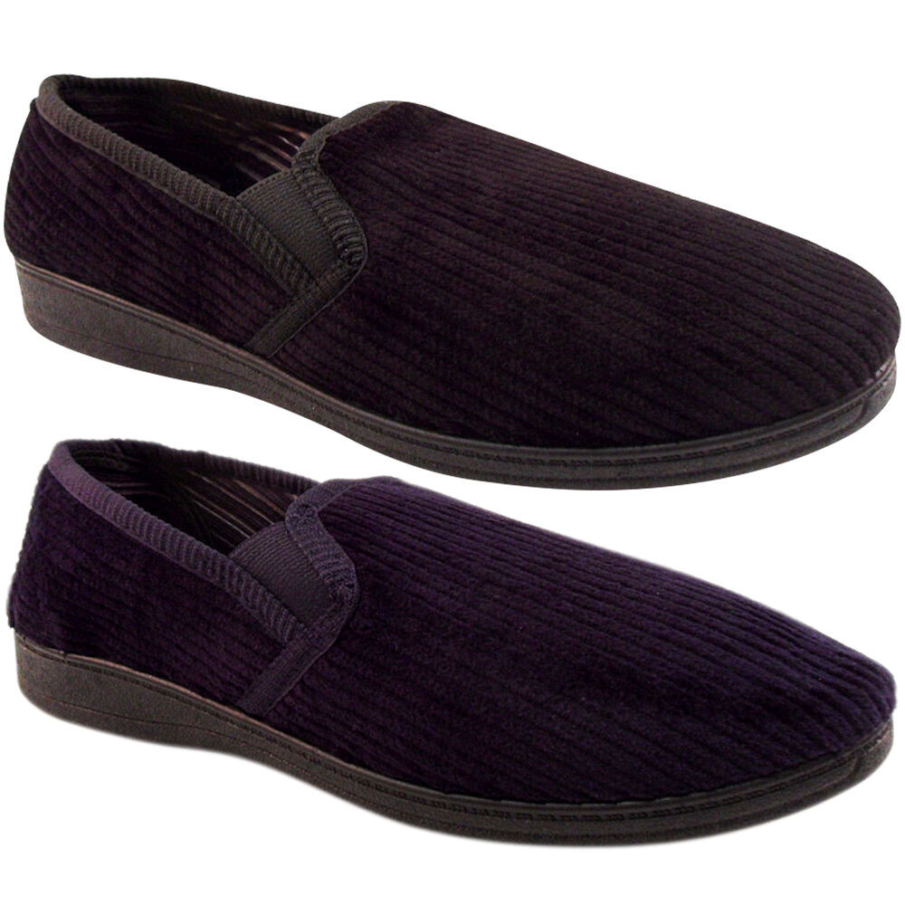 Mens Bedroom Shoes
 NEW MENS CORD CORDUROY HARD SOLE SLIPPERS BEDROOM OUTDOOR