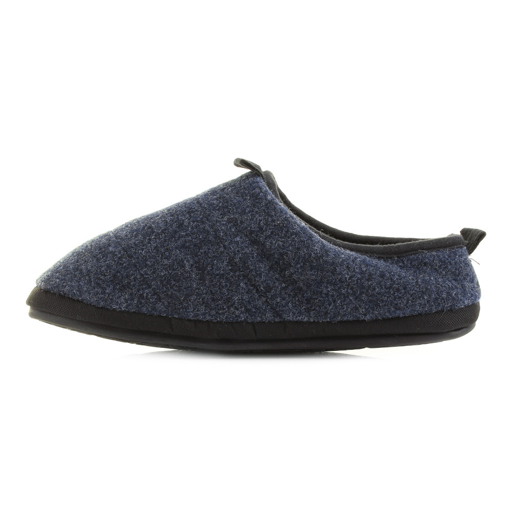 Mens Bedroom Slippers
 Mens Bedroom Athletics Travolta Navy Fleece Lined Mule