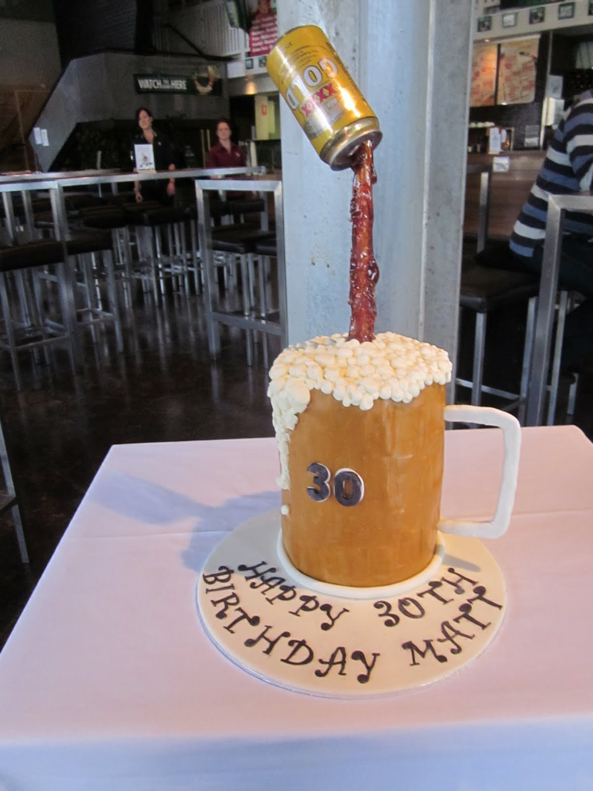 Mens Birthday Cake
 Deb s Cakes and Cupcakes Beer Stein 30th Birthday cake