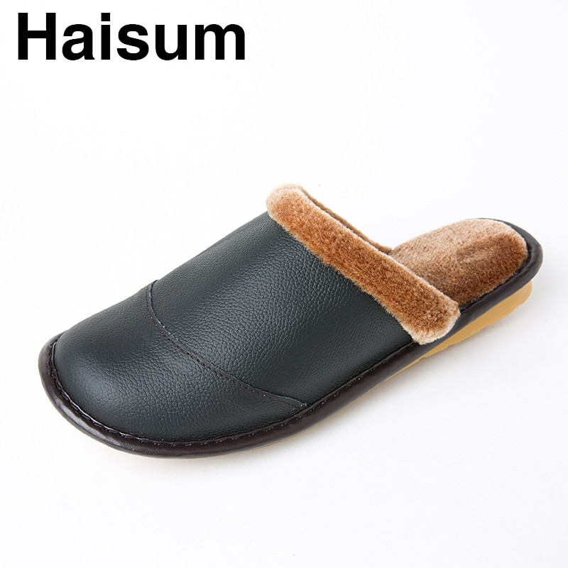 Mens Leather Bedroom Slippers
 Men s Slippers Bedroom Living Room fice Apartment