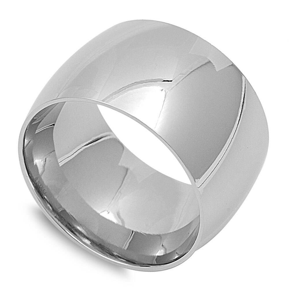 Mens Stainless Steel Wedding Rings
 Men s Women s Wide Ring Unique Stainless Steel Wedding