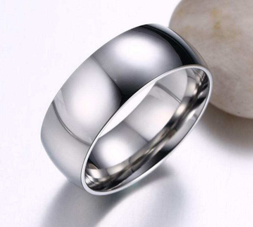 Mens Stainless Steel Wedding Rings
 Men s Titanium Stainless Steel Silver fort Fit Plain