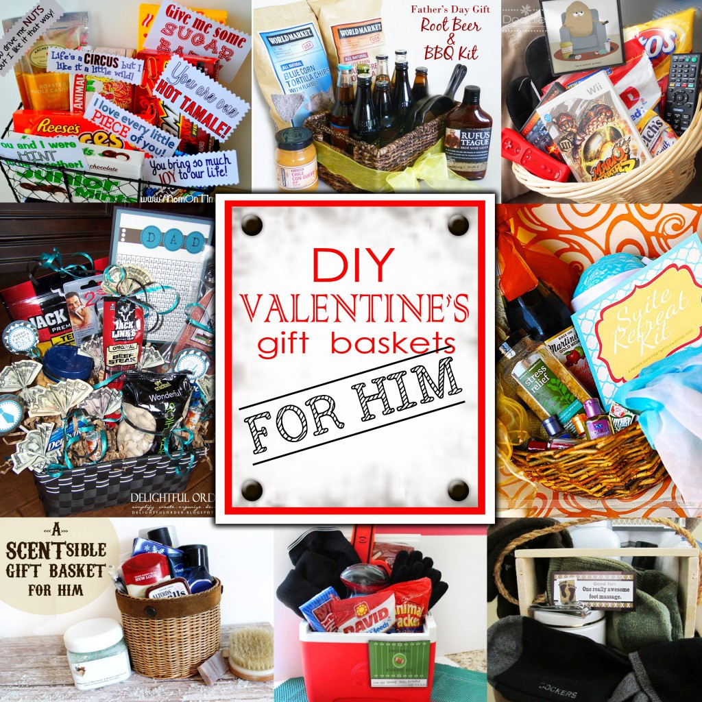 Mens Valentines Gift Ideas
 DIY Valentine s Day Gift Baskets For Him Darling Doodles