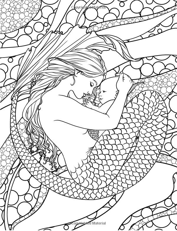 Mermaid Adult Coloring Book
 48 best images about Birth Pregnancy Coloring Pages on